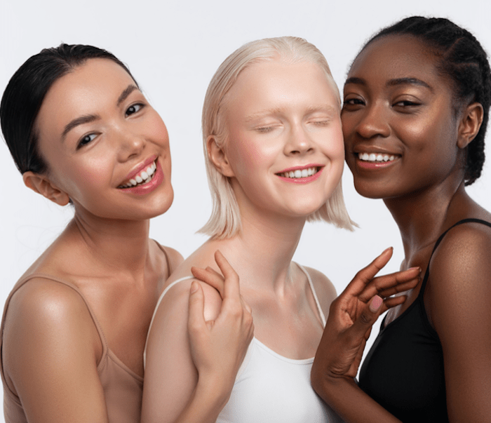 KP Aesthetics Three women with different skin tones