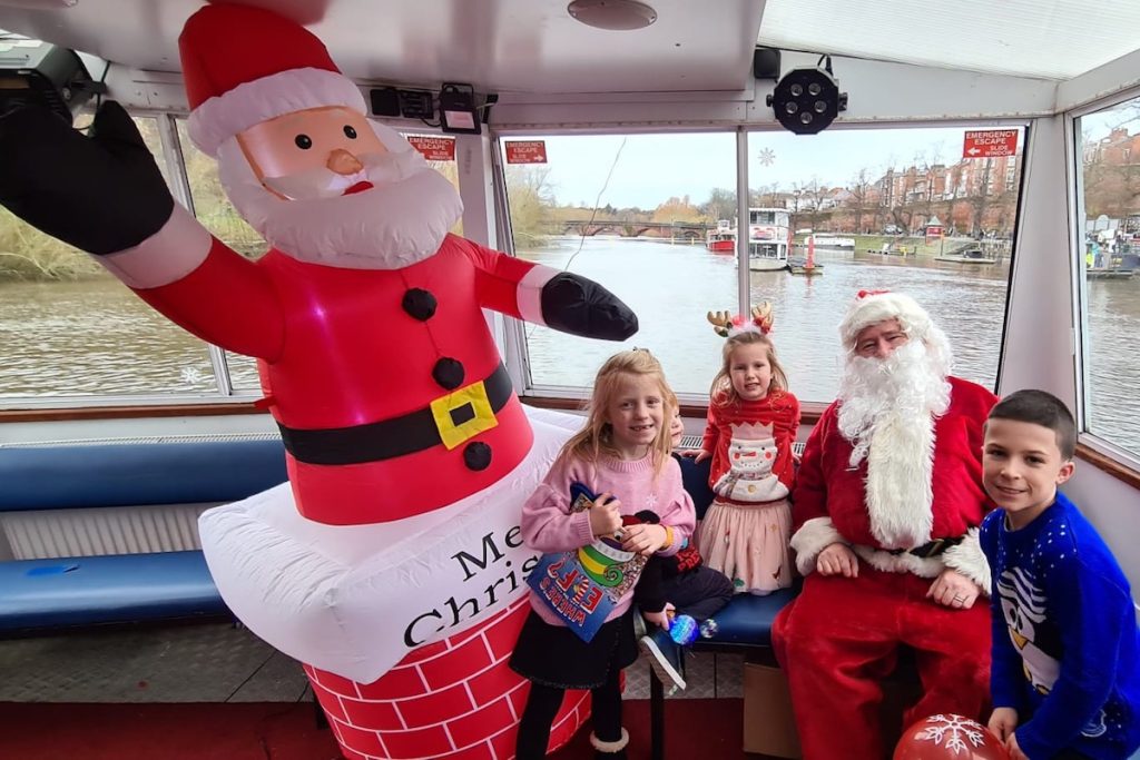 Santa Special at Chester Boat