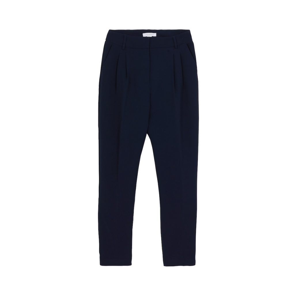 Navy trousers, £16, primark.com