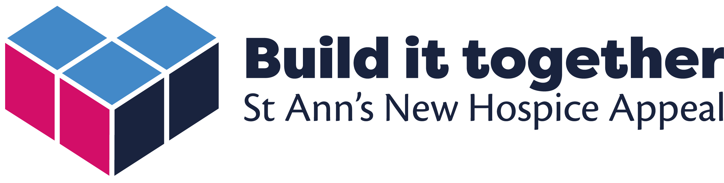 St Ann's Hospice build it together logo