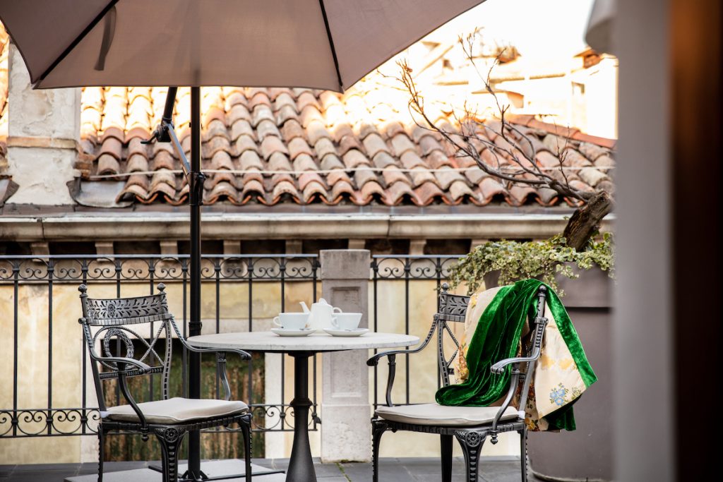 Hotel Palazzina Grassi Venice terrace