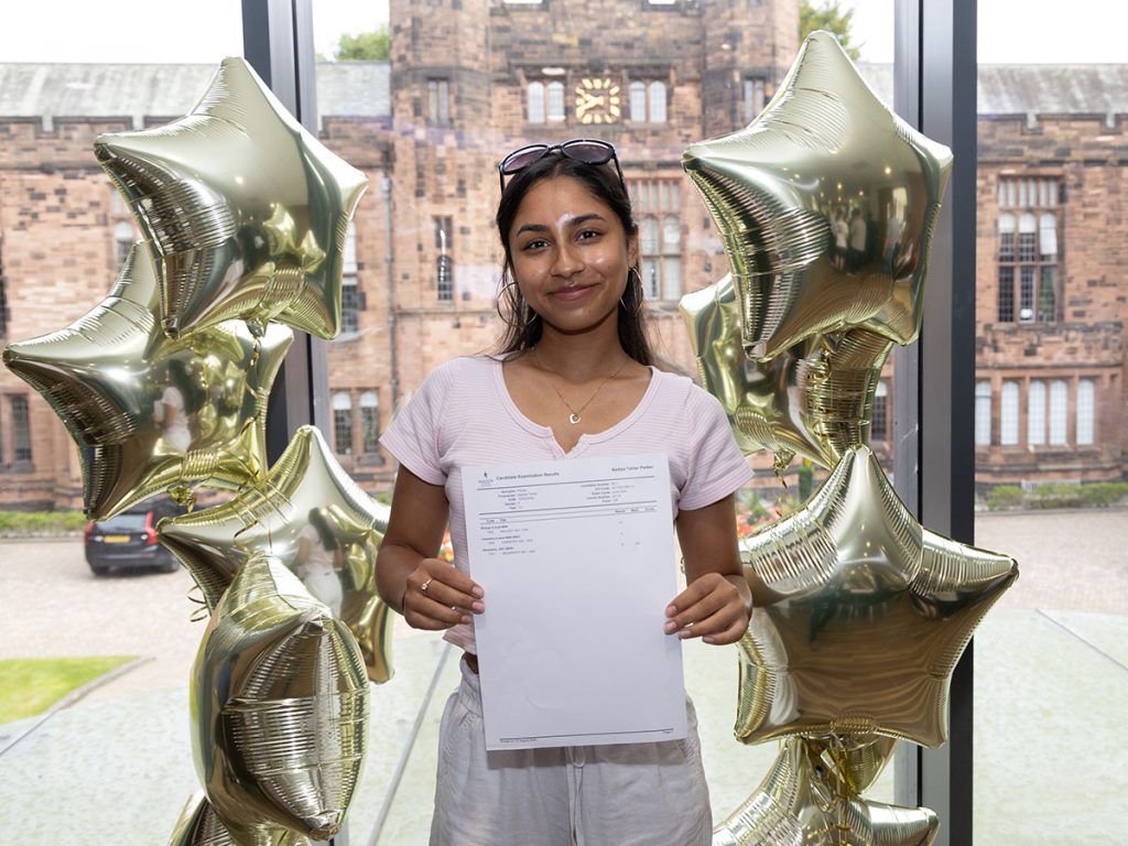 Celebrations for Bolton School Students on A Level Results Day