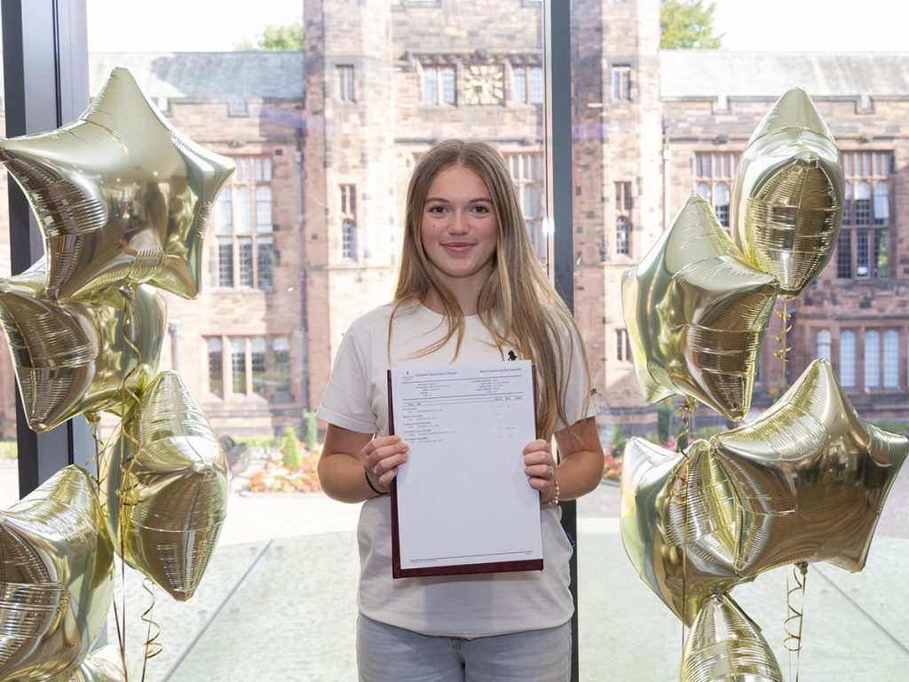 Celebrations for Bolton School Students on A Level Results Day
