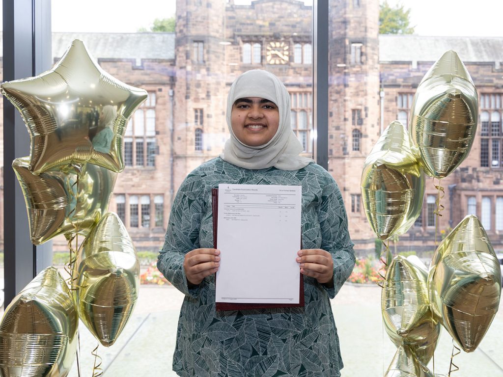 Celebrations for Bolton School Students on A Level Results Day