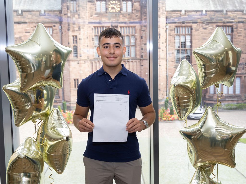 Celebrations for Bolton School Students on A Level Results Day