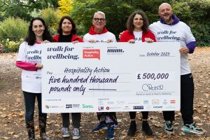 Manchester hospitality community helps Walk for Wellbeing reach half a million milestone
