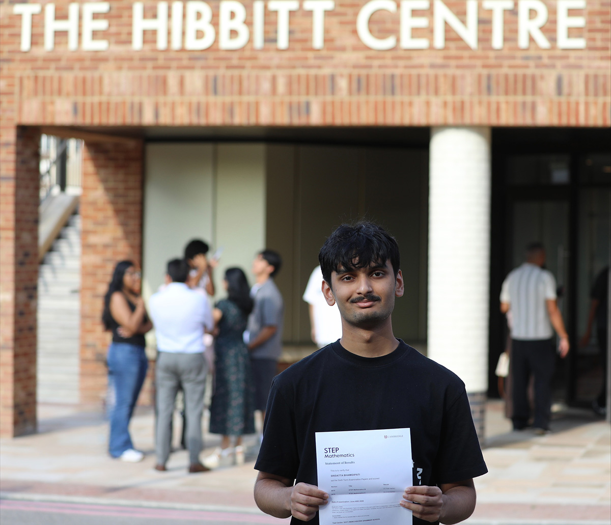 PUPIL FROM THE MANCHESTER GRAMMAR SCHOOL ACHIEVES FOUR A STARS AND SECURES A PLACE AT CAMBRIDGE UNIVERSITY